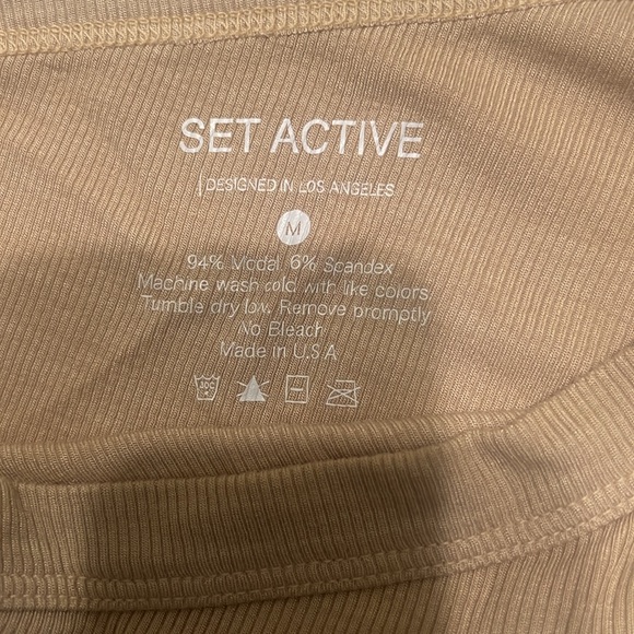 Set Active One Shoulder Tank - Picture 4 of 4